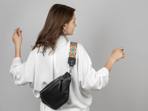 Bauchtasche mit Schulterriemen für Damen