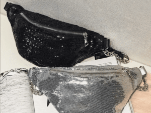 Pailletten Bauchtasche