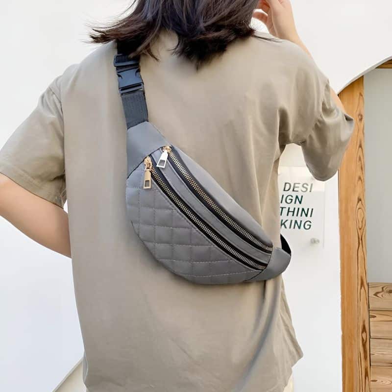 Bauchtasche für Damen für den Abend, über die Schulter getragen