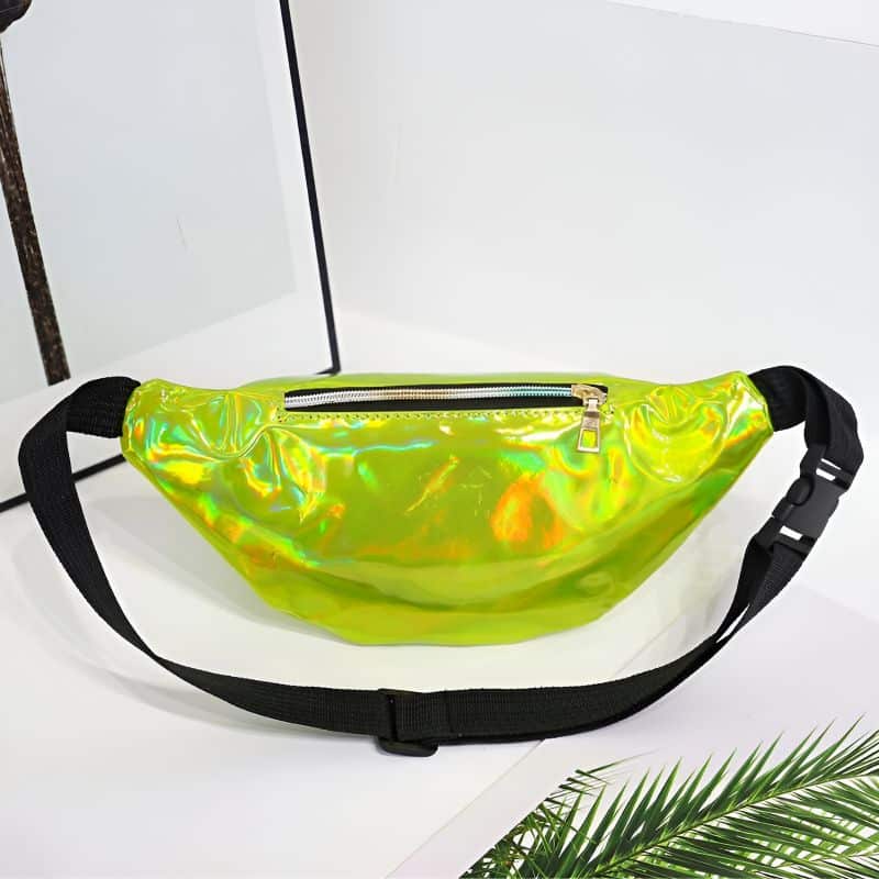 Holographische Bauchtasche Rücken