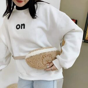 banane sac moumoute kaki à la ceinture