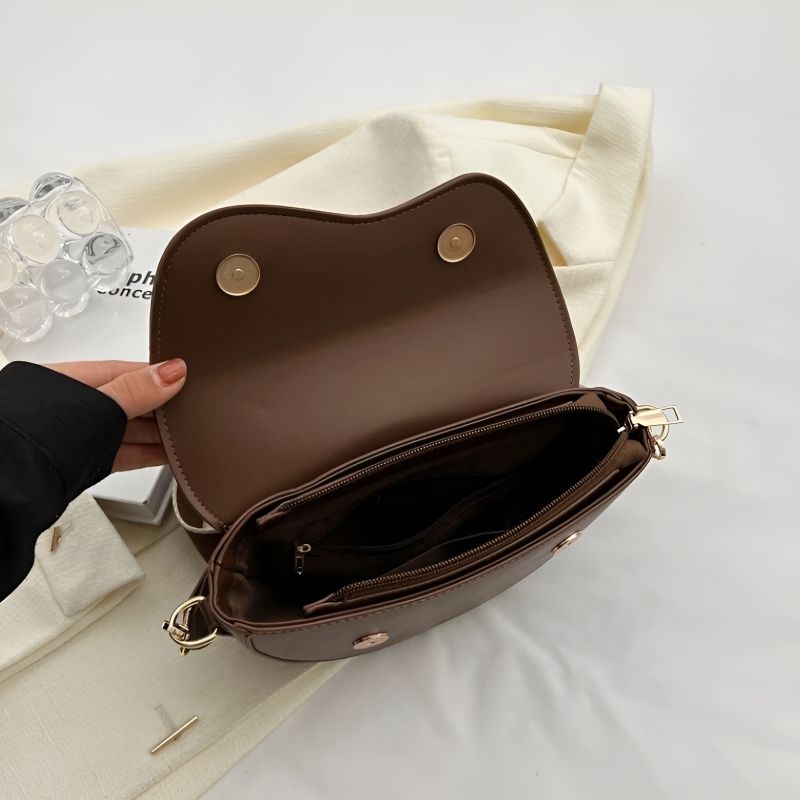 Innenraum der Bauchtasche für Damen in Braun