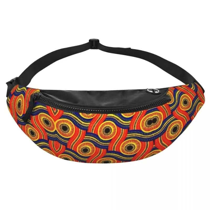 Trendige afrikanische Bauchtasche