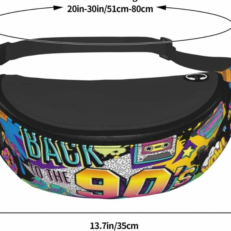 Bauchtasche aus den 90ern Maße