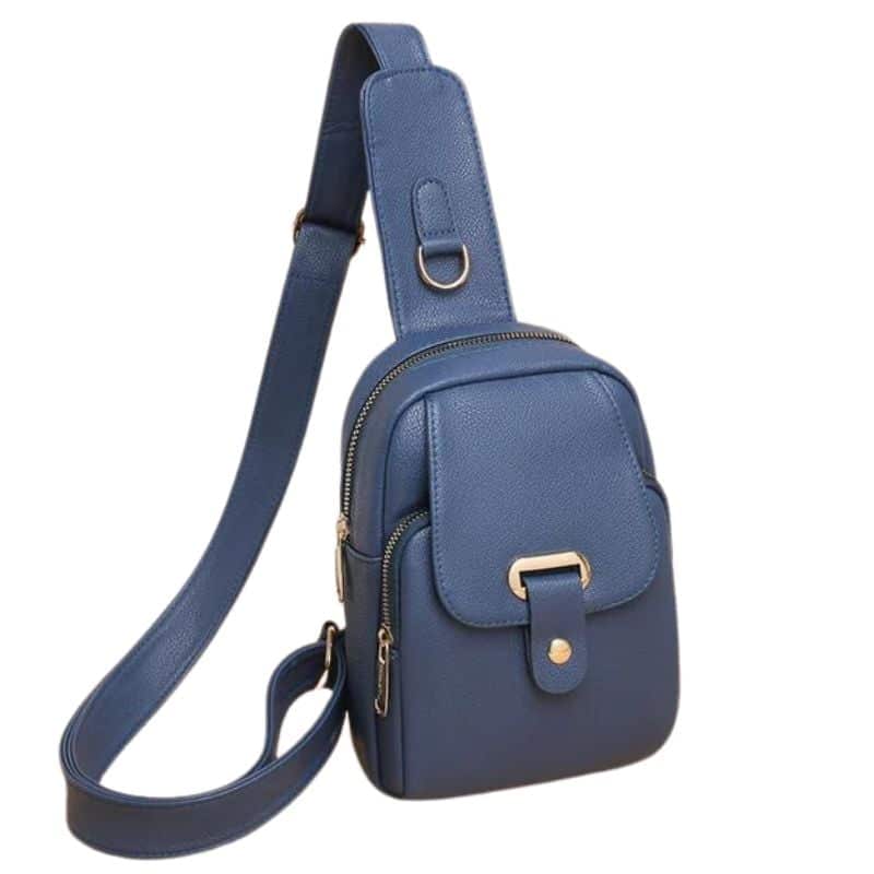 Schicke marineblaue Bauchtasche