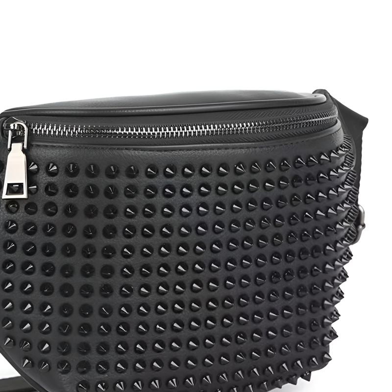 Nieten-Bauchtasche für Damen Ansicht von der Seite