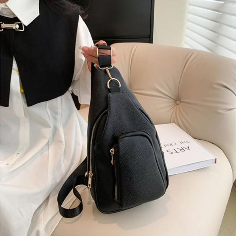 Bauchtasche aus genarbtem Leder guter Preis