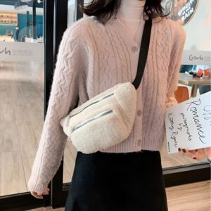 Bauchtasche für Damen aus Schafswolle