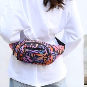 sac banane fleuri taille dos