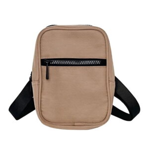 sac banane plat beige