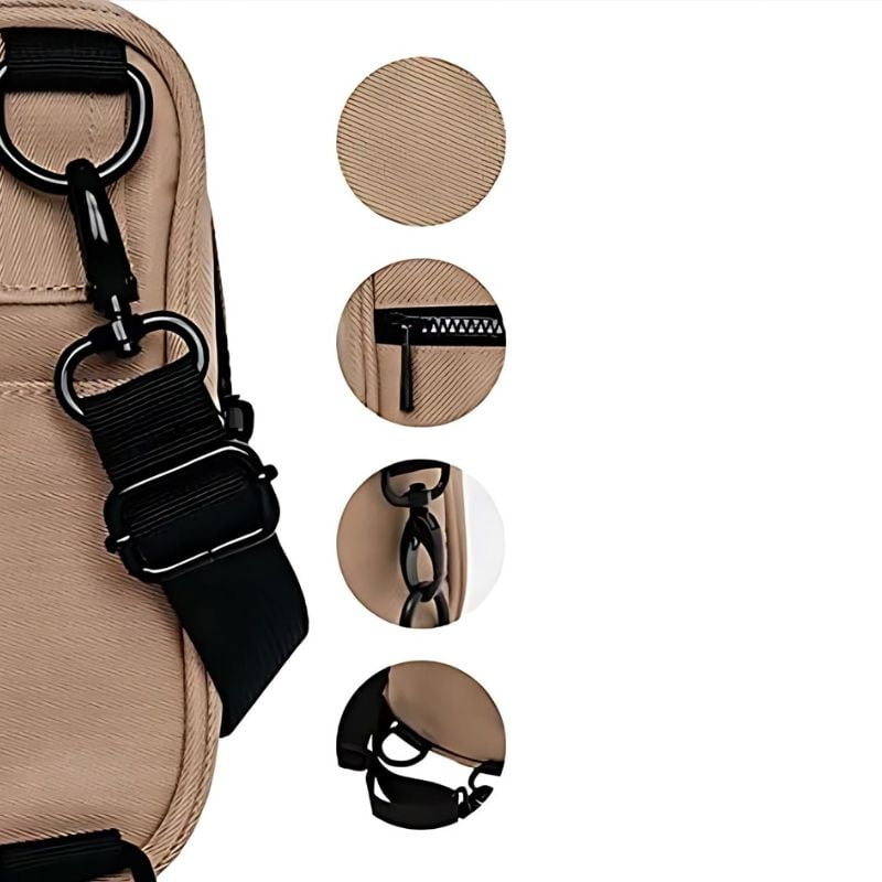 Flache Bauchtasche Schnitt