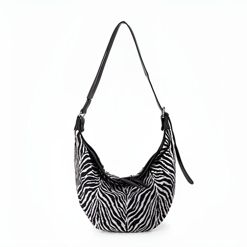 Zebra-Bauchtasche im Stil