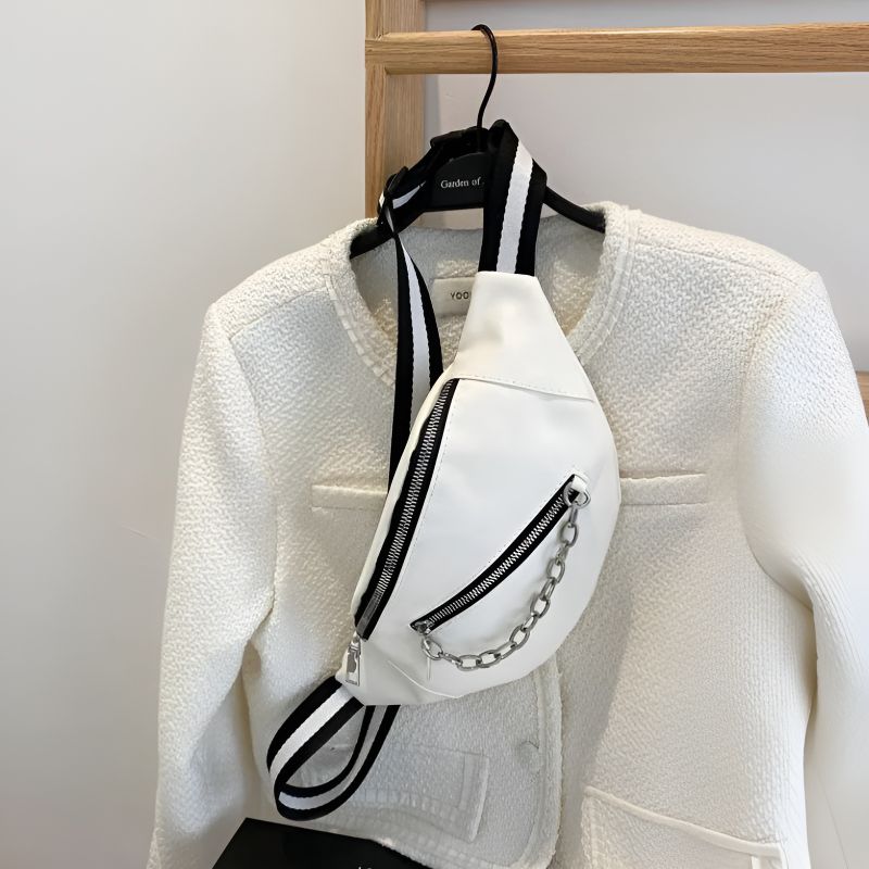 Bauchtasche aus Leder für Damen