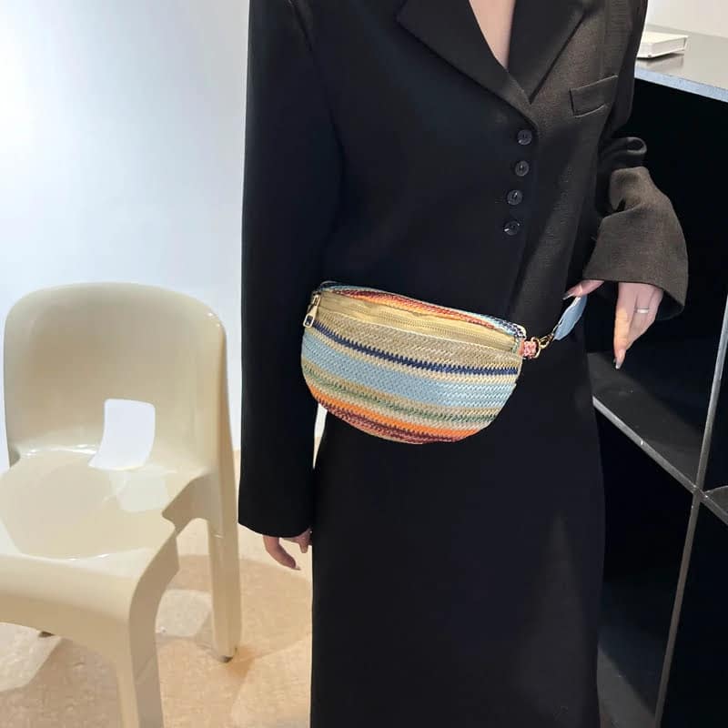 Mehrfarbige Bauchtasche – Bild 3