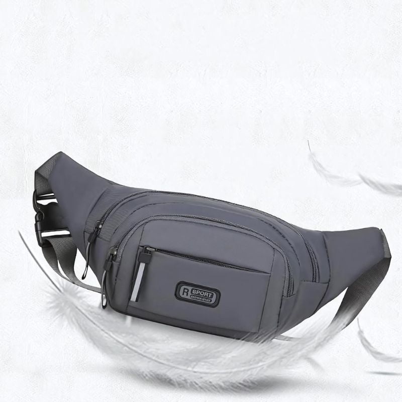 Hübsche graue Bauchtasche für Damen