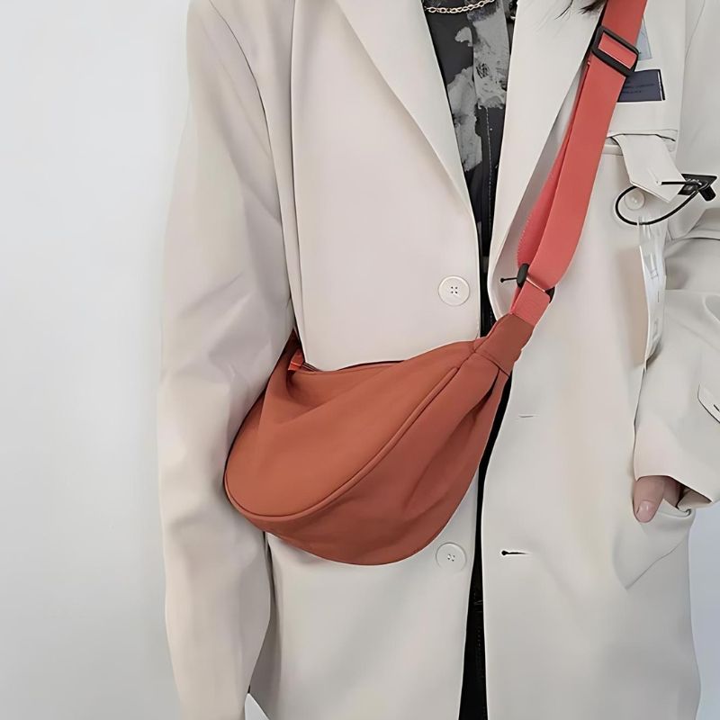 Hübsche orange Bauchtasche für Damen