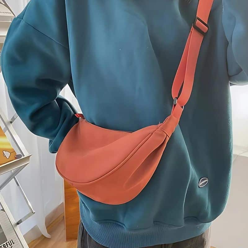 Orange Bauchtasche für Damen Qualität