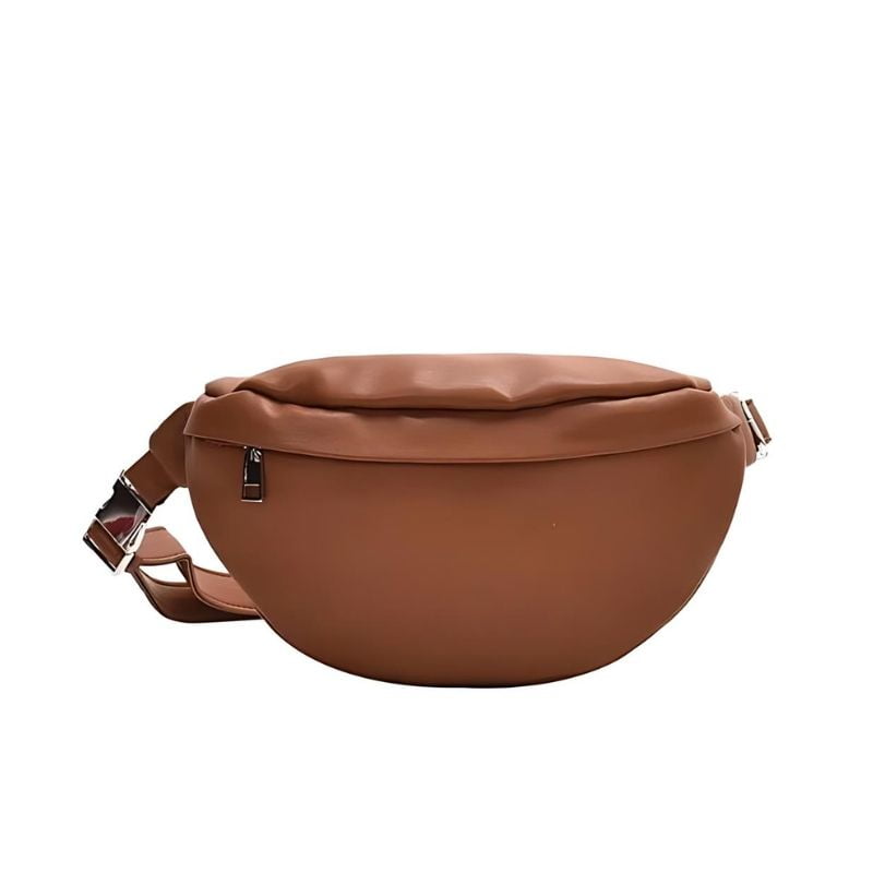 Bronzefarbene Bauchtasche für Damen