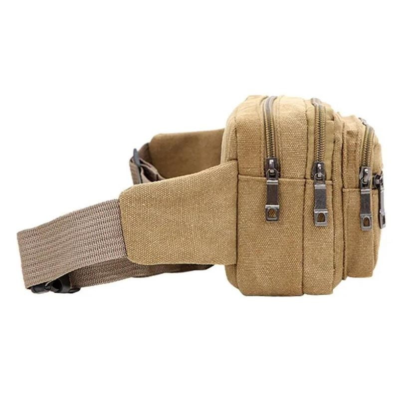 Große Bauchtasche aus Canvas für Herren Qualität