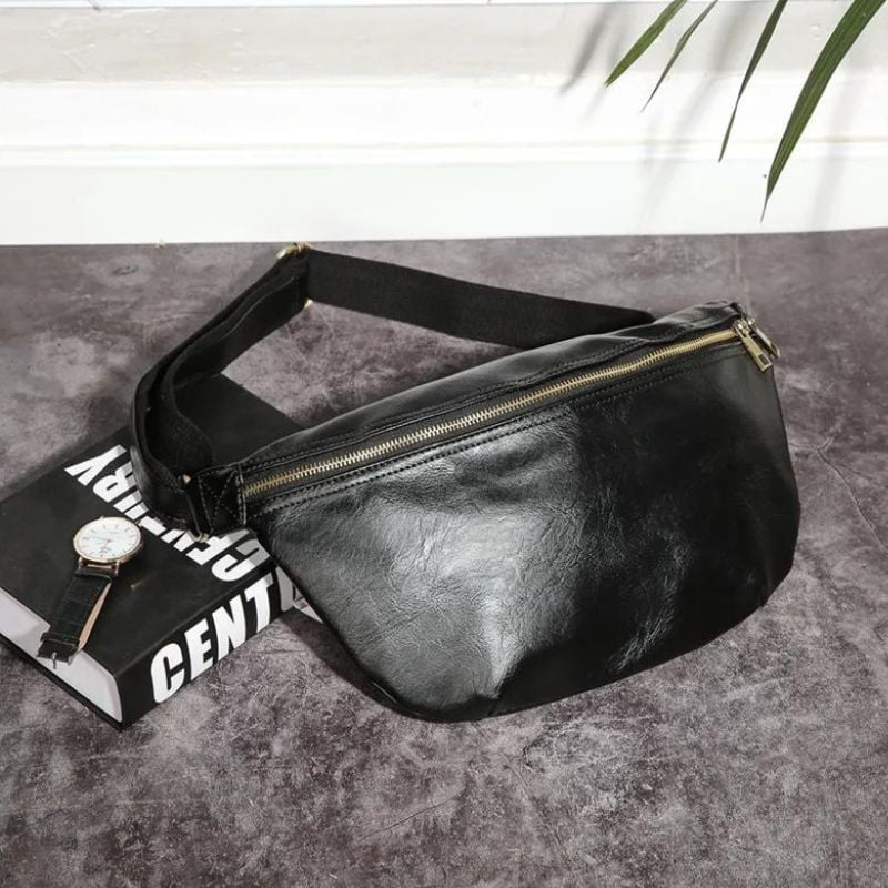 Vintage Bauchtasche mit Schulterriemen für Herren – Bild 2