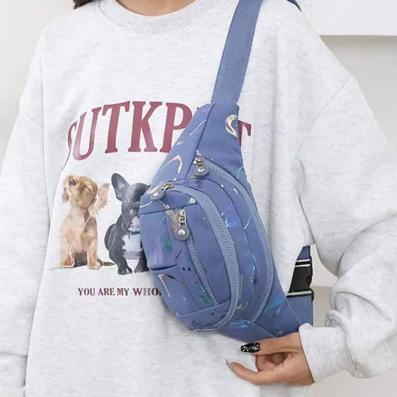 Elektrisch blaue Bauchtasche Qualität