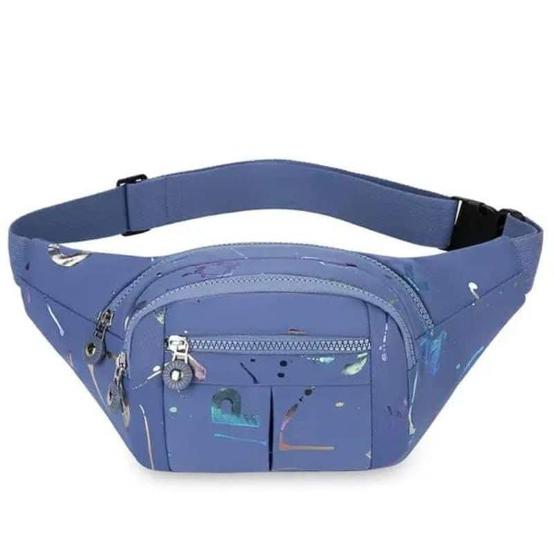 Elektrisch blaue Bauchtasche