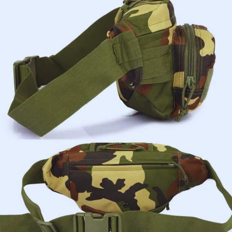 Camouflage-Bauchtasche Design