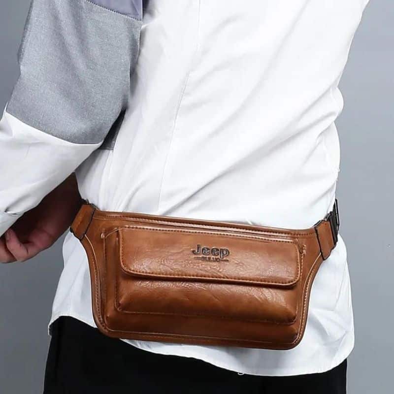 sac banane cuir homme luxe qualité