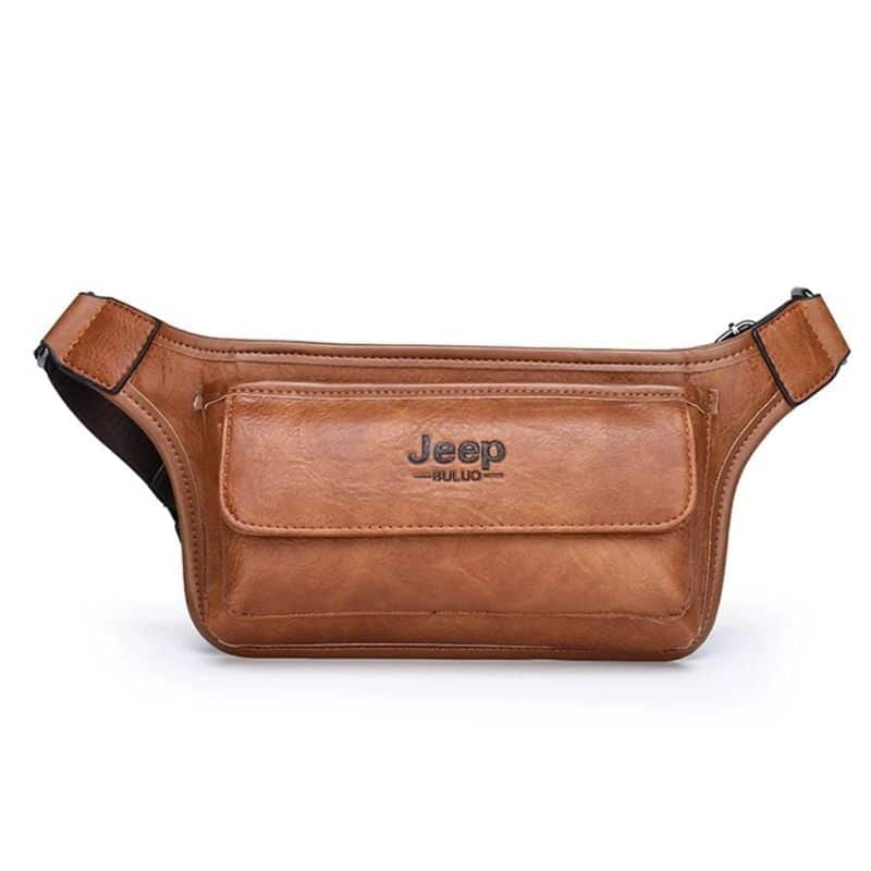 Luxus-Bauchtasche aus Leder für Herren