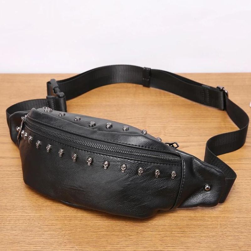 Bauchtasche aus Leder für Herren zum Umhängen
