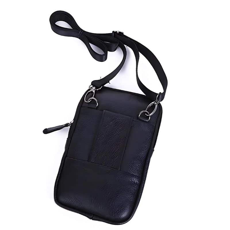Bauchtasche aus Leder für Herren in Passgröße Design