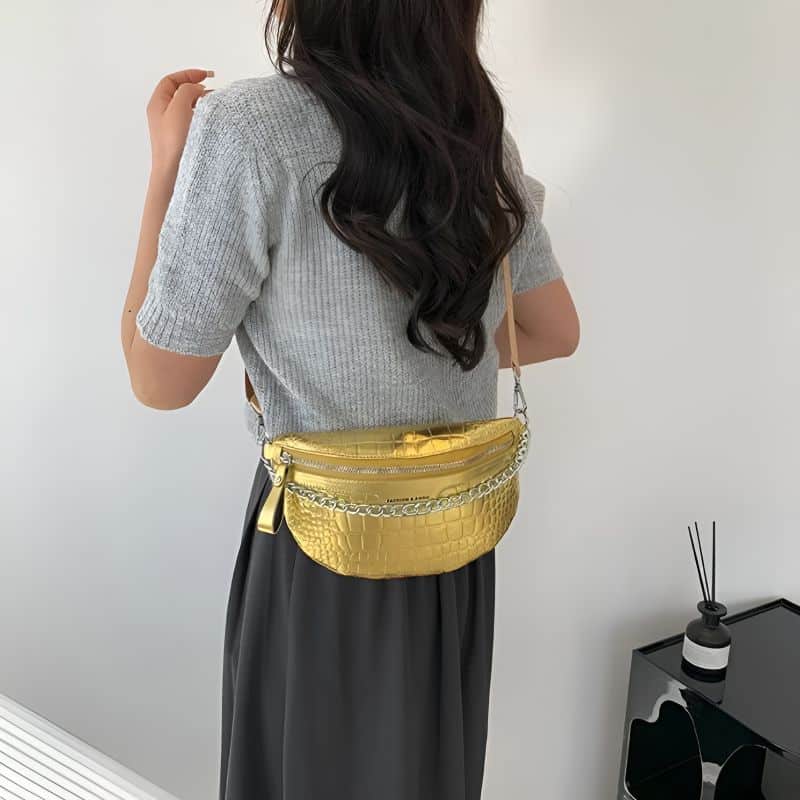 Hübsche Bauchtasche aus Vinyl