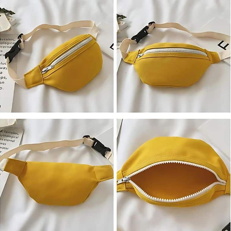 Gelbe Bauchtasche für Kinder Qualität