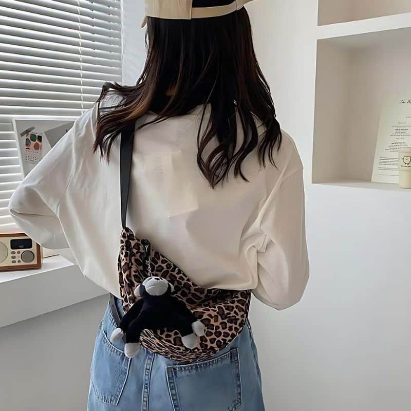 Hübsche Leoparden-Bauchtasche für Kinder