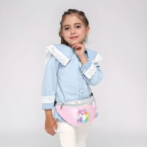 Pailletten-Bauchtasche für Kinder