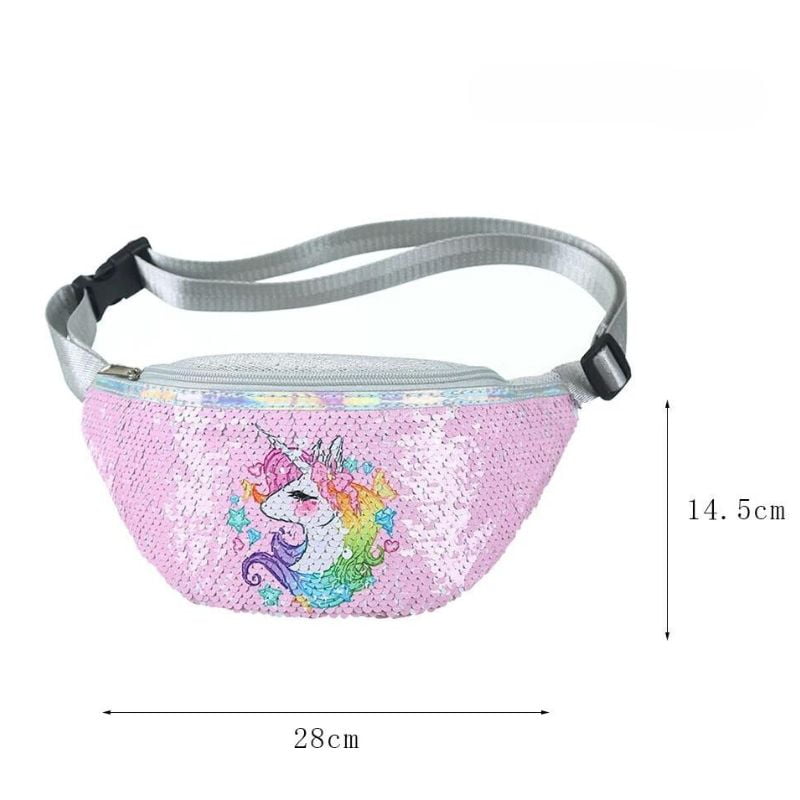Pailletten-Bauchtasche für Kinder Design