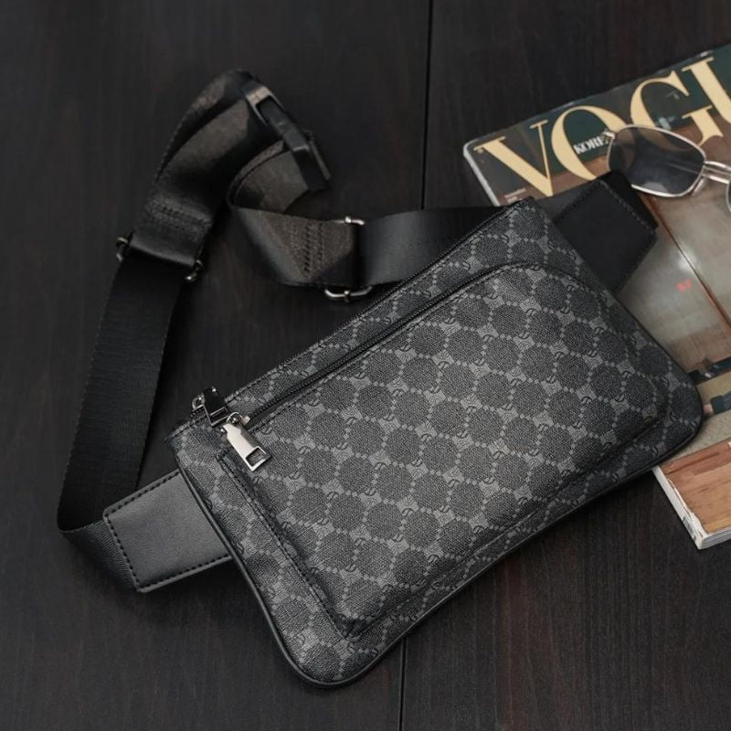 Bauchtasche aus Kunstleder für Herren Design