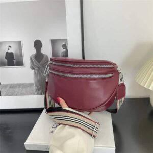 Bordeaux Bauchtasche für Damen