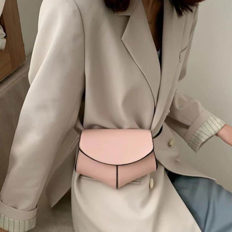 Hübsche rosa Bauchtasche für Damen