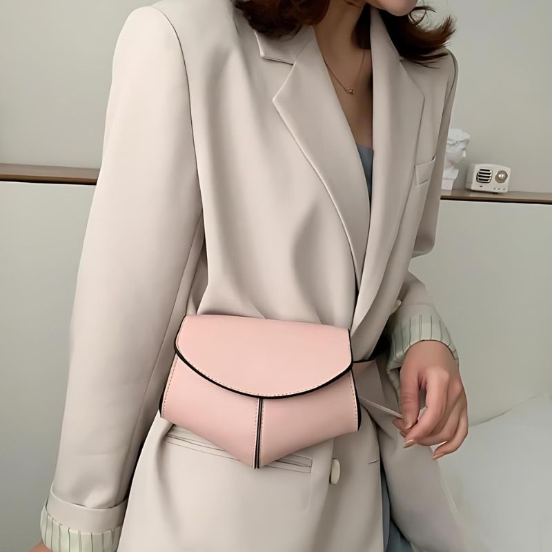Rosa Bauchtasche für Damen Qualität