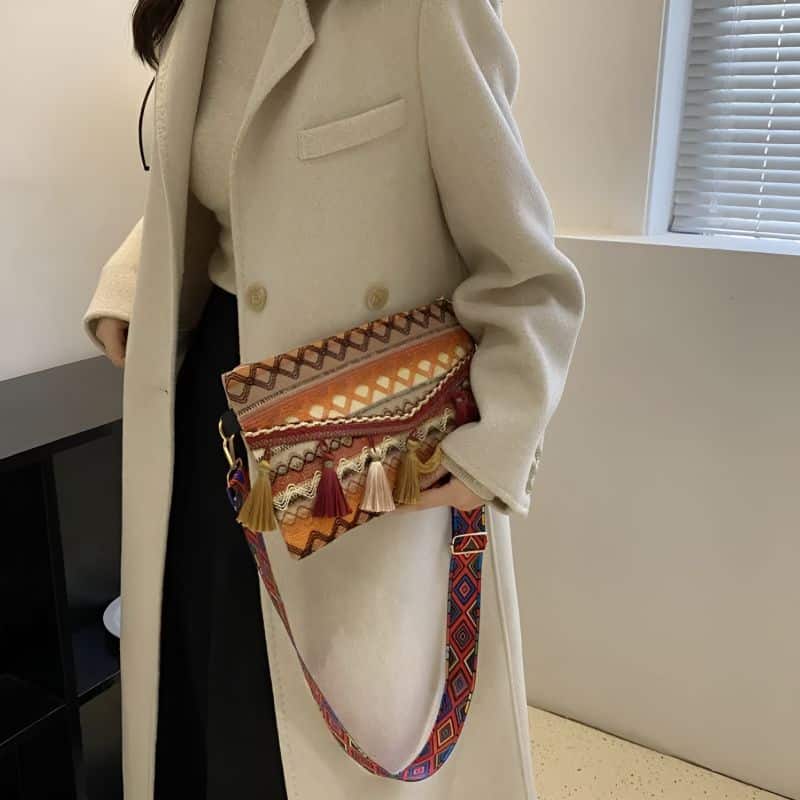 Hübsche Hippie-Bauchtasche
