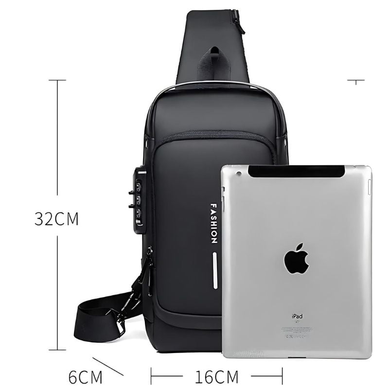 Praktische Diebstahlschutz-Bauchtasche für Herren