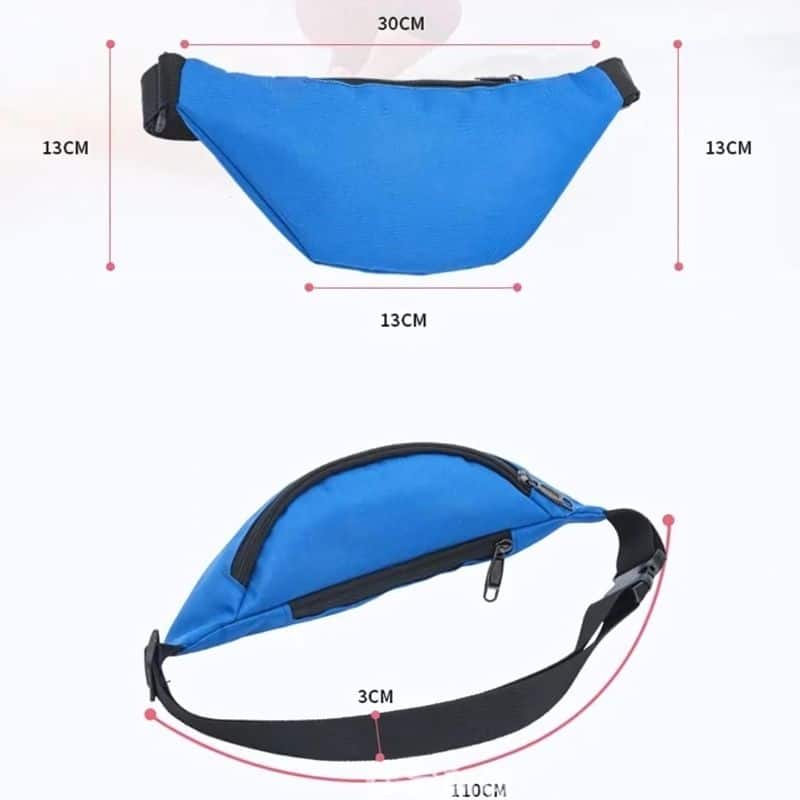 Blau Bauchtasche für Herren Design