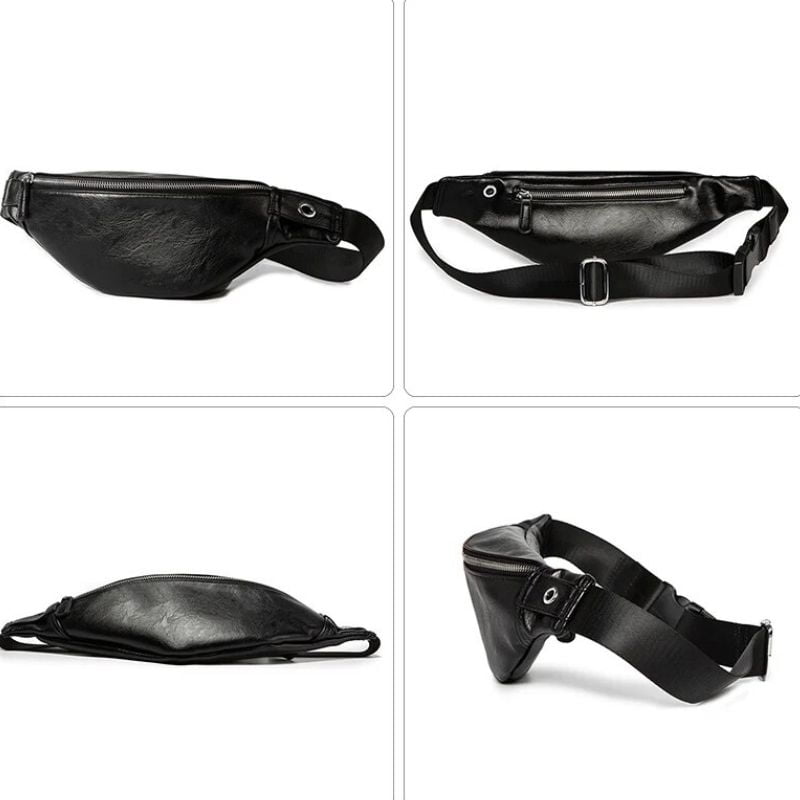 Bauchtasche aus Leder für Herren Design