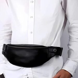 sac banane homme cuir joli
