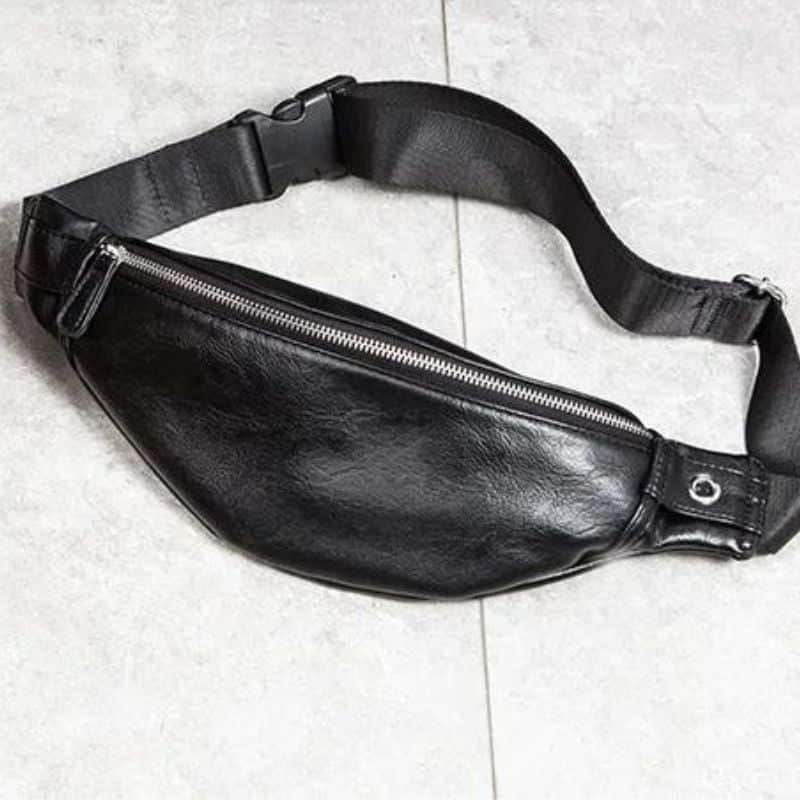 Bauchtasche aus Leder für Herren