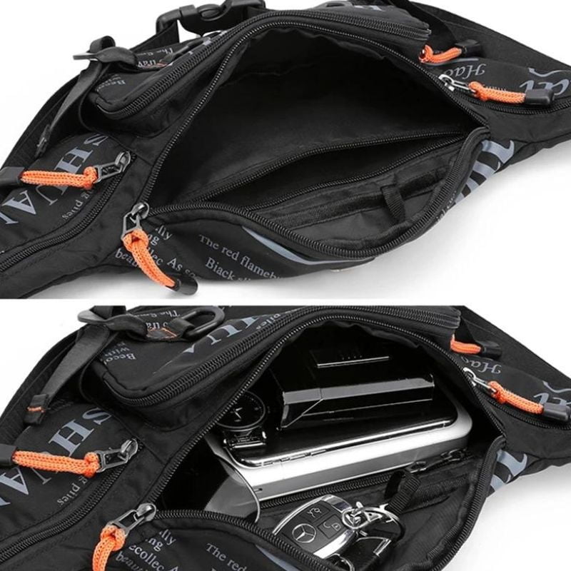 Praktische Bauchtasche für Herren mit Schriftzug