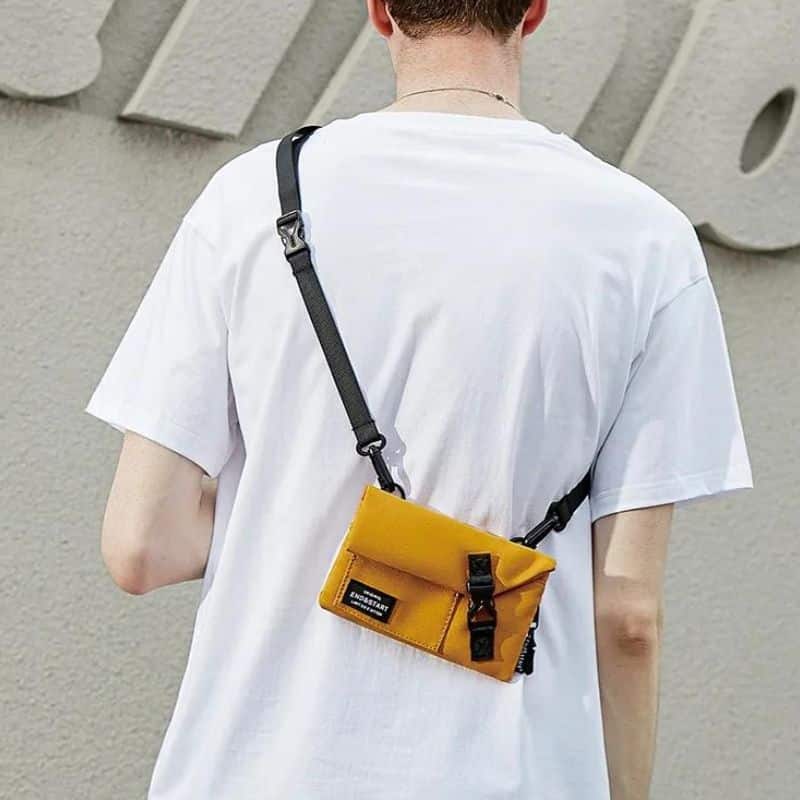 Schmale Bauchtasche für Herren Qualität