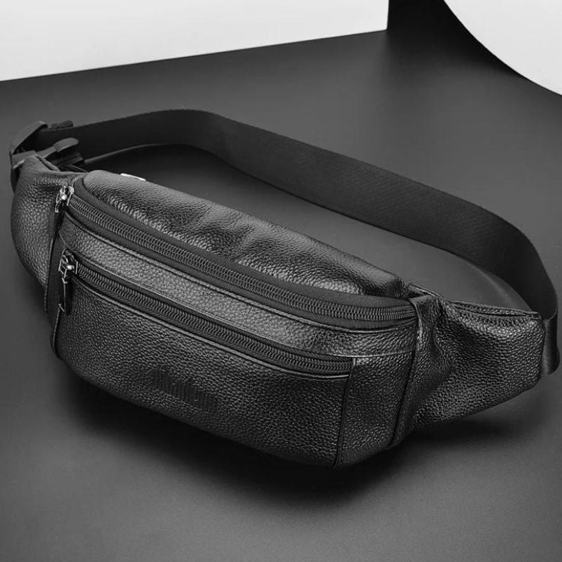 Rechteckige Bauchtasche für Herren