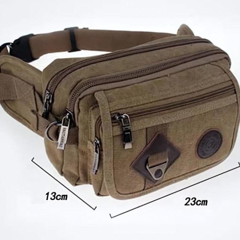 Vintage-Bauchtasche für Herren Design